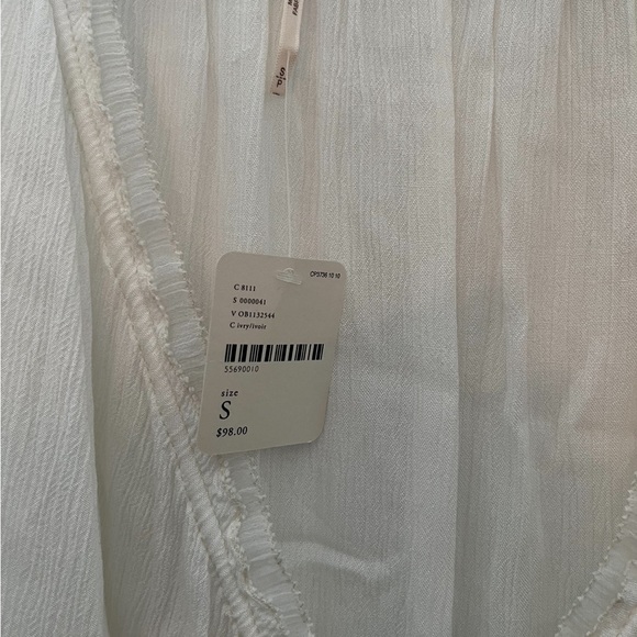 free people small white flower blouse - Picture 2 of 2